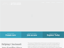Tablet Screenshot of helpinghandscincinnati.org